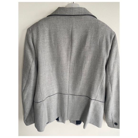 BLACKER woman’s blazer jacket gray size 18 - Picture 9 of 10